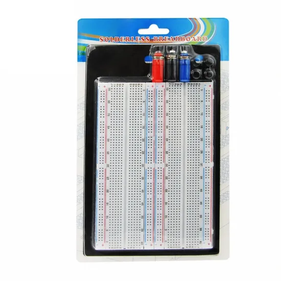 1660 Hole Breadboard Experimental Bench Solderless Circuit Test Version Recyclable Black Aluminium Plate 1660 Hole Breadboard Experimental Bench Solderless Circuit Test Version Recyclable Black Aluminium Plate