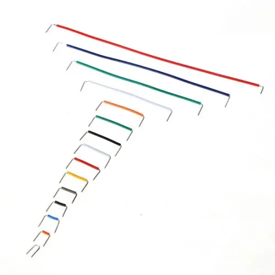 3 x 140pcs U Shape Solderless Breadboard Jumper Cable Dupont Wire Shield 3 x 140pcs U Shape Solderless Breadboard Jumper Cable Dupont Wire Shield