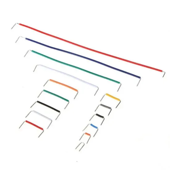 3 x 140pcs U Shape Solderless Breadboard Jumper Cable Dupont Wire Shield 3 x 140pcs U Shape Solderless Breadboard Jumper Cable Dupont Wire Shield