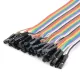 30cm 40pcs Female To Female Breadboard Wires Jumper Cable Dupont Wire 30cm 40pcs Female To Female Breadboard Wires Jumper Cable Dupont Wire