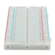 3Pcs 8.5x5.5cm 400 Tie Points 400 Holes Solderless Breadboard Bread Board 3Pcs 8.5x5.5cm 400 Tie Points 400 Holes Solderless Breadboard Bread Board