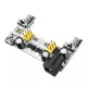 MB102 2 Channel 3.3V 5V Breadboard Power Supply Module White Breadboard Dedicated Power Module MB-102 Solderless Bread Board MB102 2 Channel 3.3V 5V Breadboard Power Supply Module White Breadboard Dedicated Power Module MB-102 Solderless Bread Board