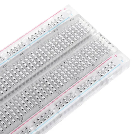 3pcs MB-102 MB102 Transparent Breadboard 830 Point Solderless PCB Bread Board Test Develop DIY 3pcs MB-102 MB102 Transparent Breadboard 830 Point Solderless PCB Bread Board Test Develop DIY