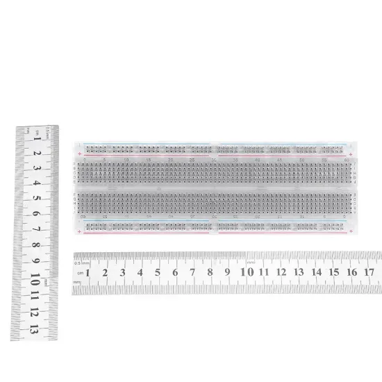 3pcs MB-102 MB102 Transparent Breadboard 830 Point Solderless PCB Bread Board Test Develop DIY 3pcs MB-102 MB102 Transparent Breadboard 830 Point Solderless PCB Bread Board Test Develop DIY