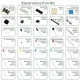 830-hole Breadboard Kit Electronic Components Starter Pack with Jumper Wires LEDs Resistors Compatible with ArduinoUNO R3 830-hole Breadboard Kit Electronic Components Starter Pack with Jumper Wires LEDs Resistors Compatible with ArduinoUNO R3