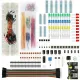 830-hole Breadboard Kit Electronic Components Starter Pack with Jumper Wires LEDs Resistors Compatible with ArduinoUNO R3 830-hole Breadboard Kit Electronic Components Starter Pack with Jumper Wires LEDs Resistors Compatible with ArduinoUNO R3
