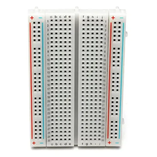 8.5 x 5.5cm 400 Tie Points 400 Holes Solderless Breadboard Bread Board with 65pcs Male To Male Breadboard Wires Jumper Cable Dupont Wire Bread Board Wires 8.5 x 5.5cm 400 Tie Points 400 Holes Solderless Breadboard Bread Board with 65pcs Male To Male Breadboard Wires Jumper Cable Dupont Wire Bread Board Wires