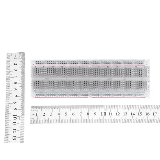 MB-102 MB102 Transparent Breadboard 830 Point Solderless PCB Bread Board Test Develop DIY MB-102 MB102 Transparent Breadboard 830 Point Solderless PCB Bread Board Test Develop DIY