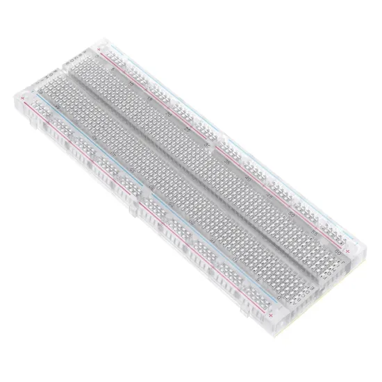 MB-102 MB102 Transparent Breadboard 830 Point Solderless PCB Bread Board Test Develop DIY MB-102 MB102 Transparent Breadboard 830 Point Solderless PCB Bread Board Test Develop DIY