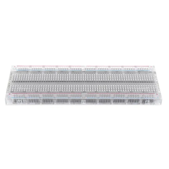 MB-102 MB102 Transparent Breadboard 830 Point Solderless PCB Bread Board Test Develop DIY MB-102 MB102 Transparent Breadboard 830 Point Solderless PCB Bread Board Test Develop DIY