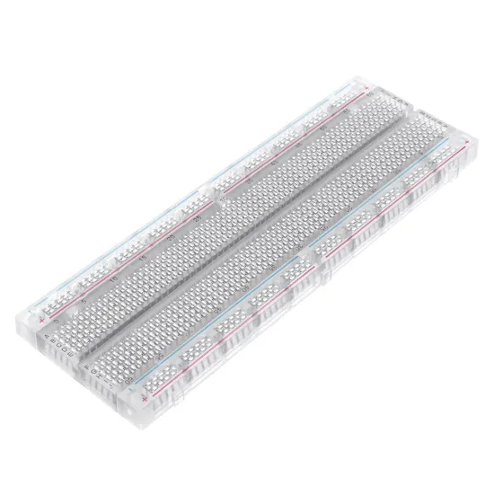 MB-102 MB102 Transparent Breadboard 830 Point Solderless PCB Bread Board Test Develop DIY MB-102 MB102 Transparent Breadboard 830 Point Solderless PCB Bread Board Test Develop DIY