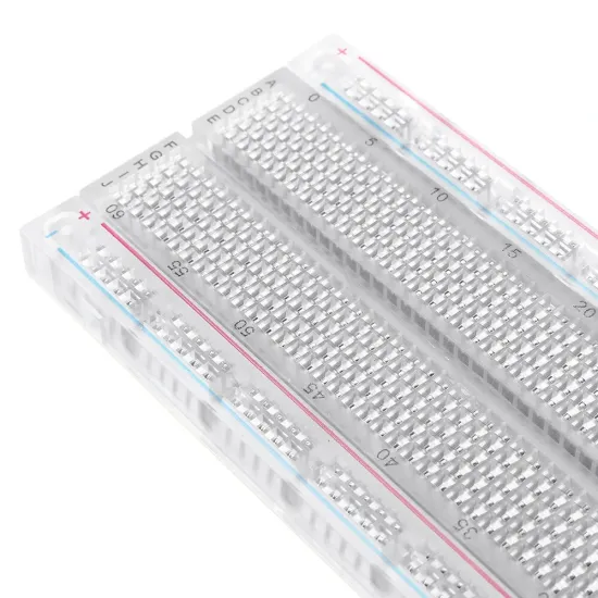 MB-102 MB102 Transparent Breadboard 830 Point Solderless PCB Bread Board Test Develop DIY MB-102 MB102 Transparent Breadboard 830 Point Solderless PCB Bread Board Test Develop DIY
