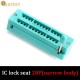 1pcs/lot 14 16 18 20 24 28 32 40 P Pin 2.54 MM Green DIP Universal ZIF IC Socket Test Solder Type IC lock seat zif socket