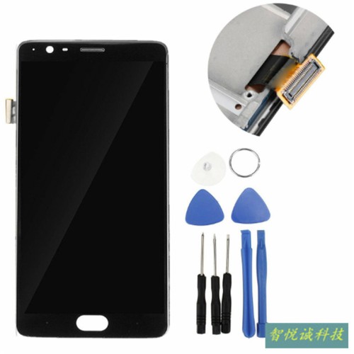 for OnePlus 3T screen assembly box 1+mobile phone LCD display 1+3T A3000 internal screen