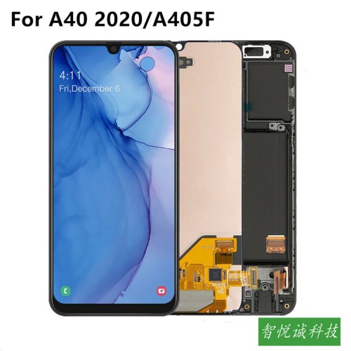Suitable for Samsung A405 screen assembly A40 2020 LCD screen A405F touch screen internal screen AMOLED