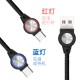 Change mobile phone line with indicator, USB mobile phone charging cable 3A fast charge data cable ip microv8type-c