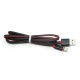 Leather line leather mobile phone data cable USB charging cable 3A fast charging cable suitable for Micro Type-C Phone