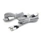 3 meters 1 Drag 3 Data cable one out of three mobile phone charging cables suitable for Android V8Type-CI6 dragon pattern weaving