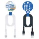 5A fast charge mobile phone data cable 60WPD line 6.0 skin line with retail tags suitable for iPtype-C Android