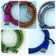 2 meters Type-C interface smartphone data cable snake pattern weaving suitable for Samsung LeTV Huawei and other mobile phones