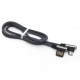 1 meter 90 ° right -angle bilateral insert data cable bending game cable woven data cable 7th generation 8th generation Android universal