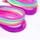 Rainbow Line 1 Drag 3 Data Line USB mobile data cable Creative data cable suitable for IP Android phones
