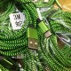 2 meters Type-C interface smartphone data cable snake pattern weaving suitable for Samsung LeTV Huawei and other mobile phones