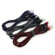 3A fast charging line USB mobile phone data cable woven the metal ring shell