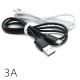 Mobile phone fast charge data cable 3A fast charge Android V8Type-C interface is suitable for Huawei Xiaomi equivalent to the mobile phone