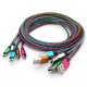 2m snake pattern nylon woven wire smartphone data cable Micro v8 6S7 generation 8th generation interface