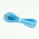 1.5m mobile phone data cable USB mobile phone fast charging line solid color weaving suitable for Android Type-C phone