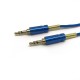 AUX audio cable 3.5mm public pair of solid -color wound semi -spring anti -sloping design