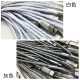 25cm short -term charging fast charging line mobile data cable TPE paint copper plated copper applies to IP Type C Android interface