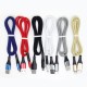 1 meter, 2m meter 3-meter woven line USB mobile phone fast charge data cable 3A fast charge suitable IP Android Type-C and other mobile phones