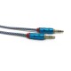 AUX audio cable 3 color woven 3.5mm public pair -to -the -vehicle audio cable Bamboo Silog wire