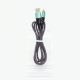 2A mobile phone fast charging line Mermaid spiral woven USB data cable suitable for Typec Android Apple mobile phone