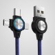 One drag three multi -interface data cable 3 -in -1 smartphone fast charging line 3 header can be available with lighting speed cable