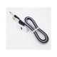 Aluminum alloy shell flat wound 2.4A fast charge Type-C interface mobile data cable suitable for Apple Samsung mobile phone