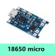 TP4056 1A lithium battery charging board module Type-C USB interface charging protection second-in-one