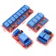 1 2 4 8 8V12V24V relay module with light coupling isolation support high and low level trigger development board