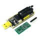 CH341A programmer USB motherboard routing LCD BIOS Flash 24 25 burning recorder IC test