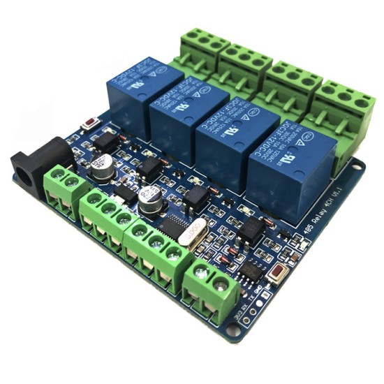 MODBUS-RTU 1/2/4/8 12V relay module switch input and output RS485/TTL communication MODBUS-RTU 1/2/4/8 12V relay module switch input and output RS485/TTL communication