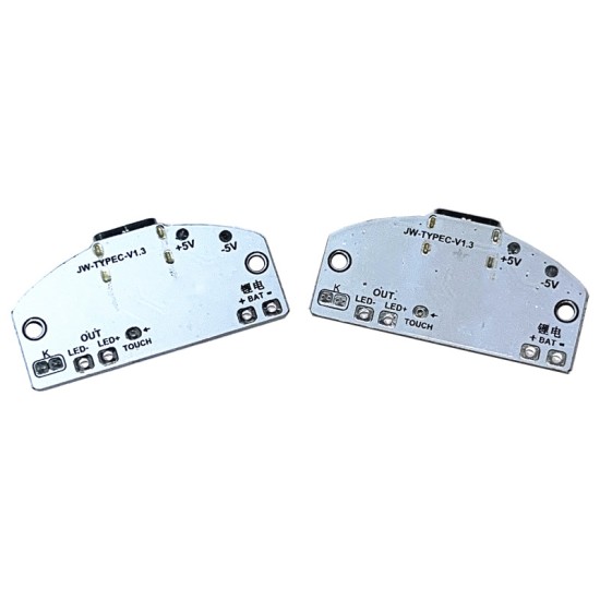 The new Type-C platform lamp circuit board USB charging three-gearless dimming LED touch light night light control module The new Type-C platform lamp circuit board USB charging three-gearless dimming LED touch light night light control module