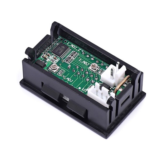 (Red and blue 10A) DC0-100V 10A LED DC dual display digital voltage current surface with fine-tuning (Red and blue 10A) DC0-100V 10A LED DC dual display digital voltage current surface with fine-tuning
