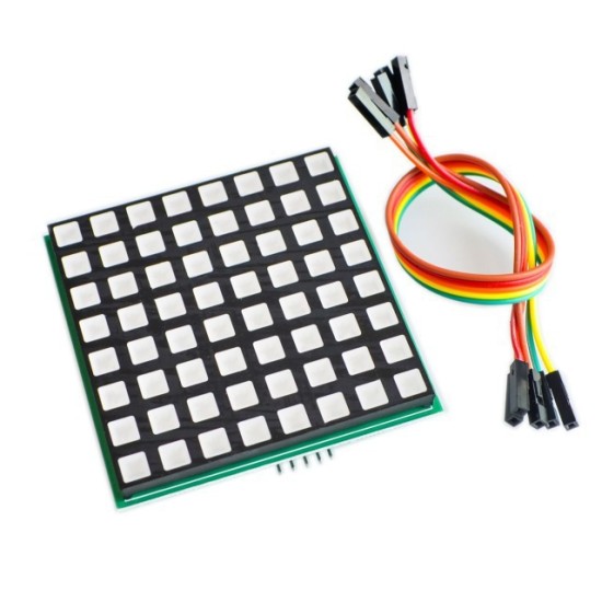 Raspberry Pi 3/2 Generation/B+ LED full color line screen 8*8 -point matrix module Raspberry Pi 3/2 Generation/B+ LED full color line screen 8*8 -point matrix module