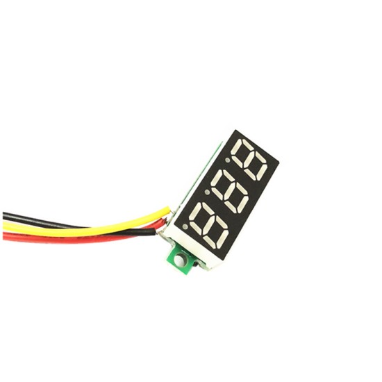 0.28-inch ultra-small digital DC voltage header can be adjusted for three-line DC0-100V battery voltage table 0.28-inch ultra-small digital DC voltage header can be adjusted for three-line DC0-100V battery voltage table