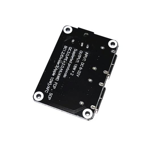 Double USB Fast Charging Slower Pressure Module 6-30V12V24V to QC3.0 Huawei FCP vehicle mobile phone charging Double USB Fast Charging Slower Pressure Module 6-30V12V24V to QC3.0 Huawei FCP vehicle mobile phone charging
