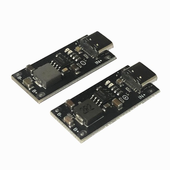3A large current polymer three yuan lithium battery charging board 5V to 4.2V/4.35V support Type-C input 3A large current polymer three yuan lithium battery charging board 5V to 4.2V/4.35V support Type-C input