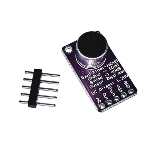 MAX9814 high-performance microphone AGC amplifier module CMA-4544pf-W MAX9814 high-performance microphone AGC amplifier module CMA-4544pf-W