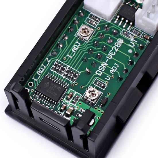 (Red and blue 10A) DC0-100V 10A LED DC dual display digital voltage current surface with fine-tuning (Red and blue 10A) DC0-100V 10A LED DC dual display digital voltage current surface with fine-tuning